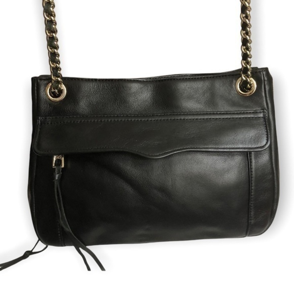 Rebecca MINKOFF black leather shoulder bag